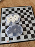 紫湖国际跳棋100格磁性折叠棋盘黑白色西洋棋子学生儿童成人亲子玩具 磁石国际跳棋 实拍图