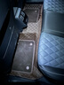 牧宝汽车脚垫专车定制脚垫适用奥迪A6l q5l宝马5系3系x3x5迈腾crv海豚 方格款【皮革+高弹丝】咖色 大众 速腾 实拍图