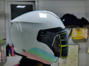 摩雷士摩托车头盔S30半盔四分之三盔男女四季双镜片电动车安全帽 S30蒂芙尼 XL 实拍图
