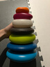 比乐（B.）btoys比乐叠叠乐玩具婴儿宝宝套圈叠叠圈彩虹塔软积木益智早教6月 水漂石 实拍图