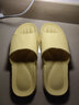 小白丫软底夏浴室拖鞋女按摩抗菌舒适防滑日式简约家居情侣洗澡凉拖鞋Y8 A7果绿39-40适合38-39脚码 实拍图