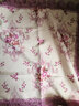 巧林儿 圆形方形柜机空调布盖布床头柜盖布罩布艺遮灰布冰箱盖布防尘布 王妃花园紫色 60*60cm 实拍图