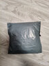 OIMG 纯棉客厅沙发靠背抱枕套正方形全棉靠垫客厅靠枕套50*50床头靠背 浅灰字母 65cm*65cm 枕套 实拍图