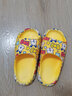 巴布豆儿童拖鞋男女童婴幼儿宝宝凉拖中大童居家室内浴室洗澡防滑一字拖 黄色211 30 内长18.5cm 适合脚长17.5-18cm 实拍图