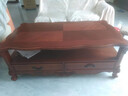 华胥美邦（Hua Xu Mei Bang） 电视柜茶几组合套装 美式电视机柜地柜 实木茶几 茶桌 整装发货2米2电视柜茶几组合 实拍图