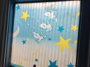 夕音 自粘磨砂玻璃贴膜玻璃贴纸夏季窗户贴膜透光不透明浴室卫生间窗 B022  儿童卡通星星月亮 宽  60cm 2米长价格 实拍图