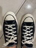 匡威（Converse）1970s男女鞋经典三星标低帮情侣帆布鞋运动休闲板鞋学生鞋多巴胺 162058C 经典低帮黑 39.5 /6.5 实拍图