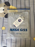 NASA GISS重磅260g纯棉短袖t恤男纯色圆领厚实不透纯白打底衫男女体恤上衣 麻灰 3XL 体重190-210斤 实拍图