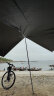 骆驼（CAMEL）户外露营方形黑胶天幕帐篷便携式防晒防水野营野餐遮阳1J32263959 实拍图