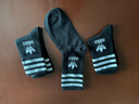 阿迪达斯（adidas） 男袜女袜 26春新款毛巾底跑步休闲时尚休闲袜子透气三双装中性袜 黑白灰/三双装【热销款】 【M】主推鞋码:39-42 实拍图