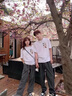love legend情侣装夏天季短袖t恤新款宽松潮流一男一女学生上衣套装班服定制 胸前小图 白色 M 男+女M 实拍图