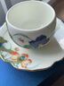 永丰源 国瓷永丰源幸福和鸣陶瓷茶壶散件自由搭配茶漏公道杯中式田园风 2头 杯碟（120ml） 实拍图