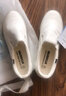 回力官方经典男女板鞋夏季一脚蹬男鞋休闲老北京帆布鞋男透气布鞋子男 白色/903【W标款】 42 实拍图