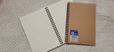 得力（deli）牛皮笔记本线圈本螺旋本事加厚简约大学生活页本软皮练习本日记本 牛皮纸 A5/60张（2本） 实拍图