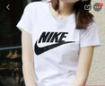 耐克（NIKE）女装 2026夏季新款运动T恤跑步健身休闲户外全棉舒适圆领短袖 DX7907-100/白色 L (165/88A) 实拍图