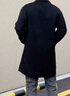 GXG男装 基础经典款多色宽松休闲长款大衣外套 2023年冬季新款 卡其色 L 实拍图
