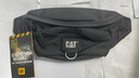 卡特（CAT）腰包轻便胸包防泼水斜挎包骑行运动手机多口袋小包礼物黑84577 实拍图