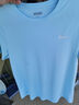 特步（XTEP）童装儿童夏季短袖针织衫短T中大童男童透气速干运动休闲T恤 天际蓝【9012】 150 cm 实拍图