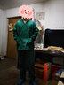 迪塞雅男女纯棉刷手服长袖洗手衣医生隔离工作服短袖刷手衣手术室衣宠物 洗手衣绿色（男款长袖） 2XL 实拍图