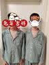 浪莎睡衣男士春夏纯棉长袖长裤可外穿家居服男式套装松霜绿 L 实拍图