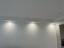 木林森照明（MLS）LED防眩筒灯家用客厅嵌入式天花灯 7瓦暖白光开孔75mm 实拍图