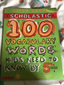 小学五年级学生需掌握的 100 个阅读词汇练习册 100 vocabulary words 学乐小学生英语课外趣味练习册 彩版Scholastic 进口原版 英文书 美国学乐出版社 实拍图