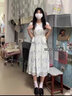 恋的碎花连衣裙夏季2024新款法式仙女公主裙气质温柔风学生长裙子夏天 潮流韩版碎花裙 均码（可备注码数） 实拍图