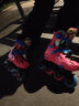 费斯（Freestyle） 轮滑鞋儿童专业锁轮3-6-12岁男女直排初学者全套装中小学溜冰鞋 粉色/锁轮款+赠品 M 码32-35码 内长200-220MM 实拍图