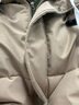 笺罗（JIANLUO）棉服男假两件连帽秋冬季加厚宽松晋江羽棉衣袄绒服面包男情侣外套 深卡其色 XL【115斤-145斤】 实拍图