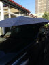 迈牛（mynew）全自动车衣遮阳罩 汽车遮阳伞智能防晒伞遮阳棚迈牛移动车篷车罩 银灰半自动 4.8 PLUS+ 实拍图