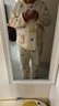家の时光（Ht-home）夏季薄款月子服孕妇睡衣产妇哺乳衣产后喂奶衣产妇待产家居服套装 【双层纱布 亲肤柔软】小蓝鸭 XL码 推荐145-160斤 实拍图