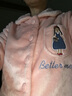 芬腾 珊瑚绒睡衣女冬季加厚法兰绒开衫加绒休闲秋冬款家居服套装 浅紫 S 实拍图