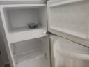 韩国现代（HYUNDAI）迷你冰箱小 冰箱小型电冰箱双门家用宿舍冷冻冷藏节能 68L/升 银色【一级能效】【3天约一度电】 实拍图
