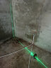 欧力喜红外线水平仪绿光高精度贴墙贴地一体仪遥控激光十二线投线平水仪 [工程级]绿光8线+双电豪华配件 实拍图