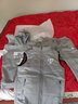 宾克莱卫衣男套装情侣装冬装秋冬季男装运动套装男加绒秋季三件套衣服男 灰色 M (男士) 实拍图
