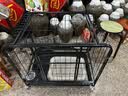 蔻丝狗笼子小型犬中型犬室内家用带厕所分离折叠免安装狗笼子柯基柴犬 黑加粗特厚方管【78*54*70】比熊 实拍图