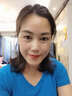 艾路丝婷新款短袖T恤女V领上衣纯色打底体恤TX3560 蓝色 M 实拍图