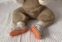 艾洛迪（ilody）2024新款夏季凉鞋0-1-2岁宝宝学步鞋婴儿软底叫叫鞋 卡其色 20码 内长13.5cm 晒单实拍图