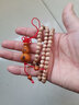 凤盟桃木手串手链无漆108颗佛珠串珠手持念珠随身饰品 一生平安佛珠 桃木无漆108颗（0.6厘米） 实拍图