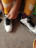乔丹篮球鞋男鞋秋冬季皮面轻便减震防滑耐磨运动鞋青少年潮流球鞋男 乔丹白/黑色 40 实拍图