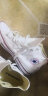 匡威（Converse）官方All Star经典帆布男女高帮休闲运动鞋白色101009 101009/白色 44 实拍图