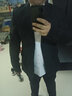 绅朗格西服套装男学生修身商务西装男职业正装小西服新郎伴郎结婚礼服外 黑色两扣【西服上衣】 4XL 【156-170斤】+礼品 实拍图