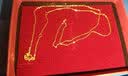 中国黄金（CHINA GOLD）18K金项链黄金项链素链O字链项链肖邦链麻花链送女友生日礼物 【黄色】18K金O字链【约0.7g】 实拍图