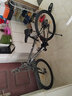 凤凰（Phoenix）山地自行车24/27速山地车26寸三套密封轴承碟刹新款公路越野男女 24寸-黑骑士 十刀一体轮 30速顺泰【三套密封轴承】 实拍图