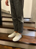 花花公子鞋子男鞋2025新款夏季透气男士休闲薄款网面鞋子男运动百搭板鞋靴 米色 PL160244S 42 实拍图