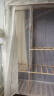 梦卡莱（MENGKALAI） 布衣柜 简易衣柜实木防潮双人衣柜简易超大空间收纳 衣柜布现代简约衣橱 1.50米优雅灰色 实拍图