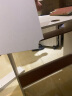 悦美妙 书桌书柜组合电脑桌台式学生学习桌家用卧室书架一体写字桌子 【实木椅套装】80CM暖白色 实拍图