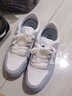 回力官方小白鞋男女板鞋子男情侣春夏季低帮男士经典皮面运动休闲鞋男 白灰潮流款/男款 41 实拍图