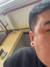 墨者善石黄金耳钉弯钩情侣款足金999黑玛瑙耳饰男女单只个性养耳棒小克重 弯钩款(小号7mm)单只价 实拍图