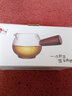 从简 公道杯花梨木侧把玻璃分茶器加厚耐热公杯大号带茶漏功夫茶具 C-400M-1公杯配不锈钢过滤300ML 实拍图